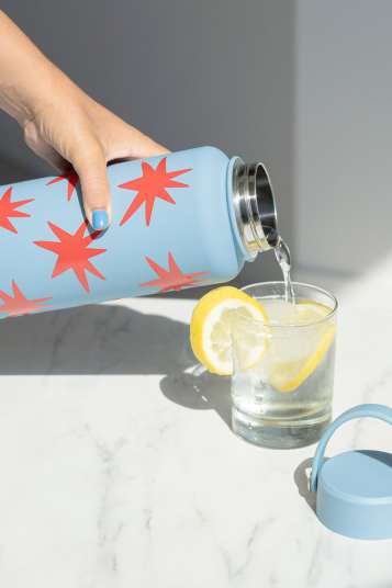 Gourde 1L Helio Ferretti - bleu jean - Monstrodiva 2